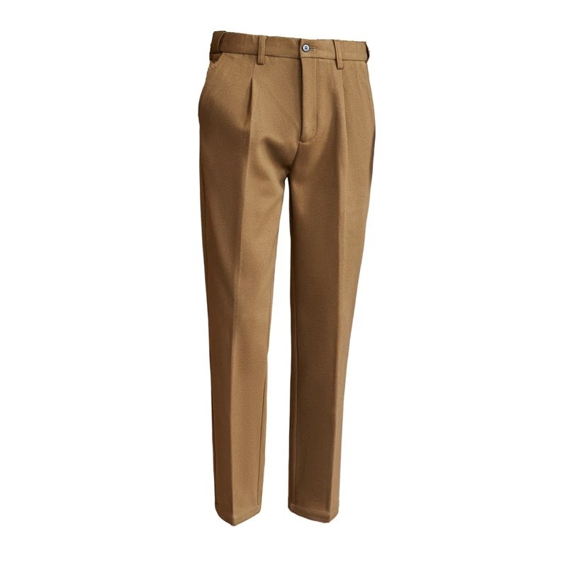 Muške hlače odijela ravnog kroja, vuneni materijal, 100% acetat vlakno, bez pegle, poslovni formalni stil
