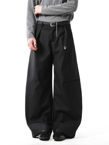 Muške hlače slobodnog kroja, 60% poliesterska smjesa kemijskih vlakana, proljeće–jesen 2025, casual