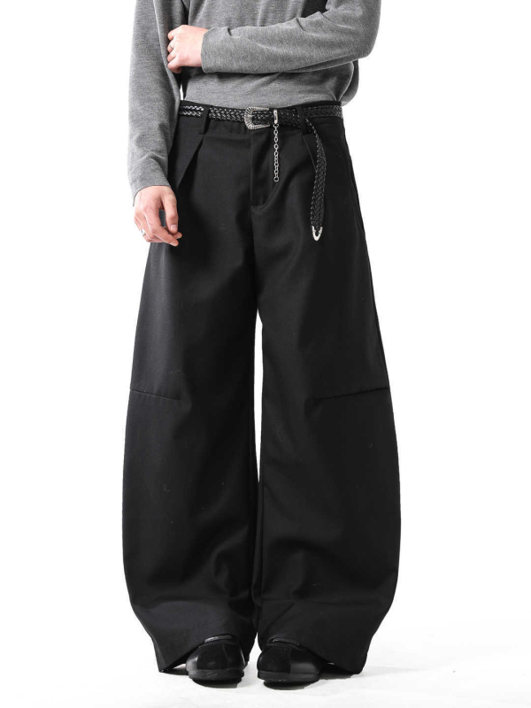 Muške hlače slobodnog kroja, 60% poliesterska smjesa kemijskih vlakana, proljeće–jesen 2025, casual