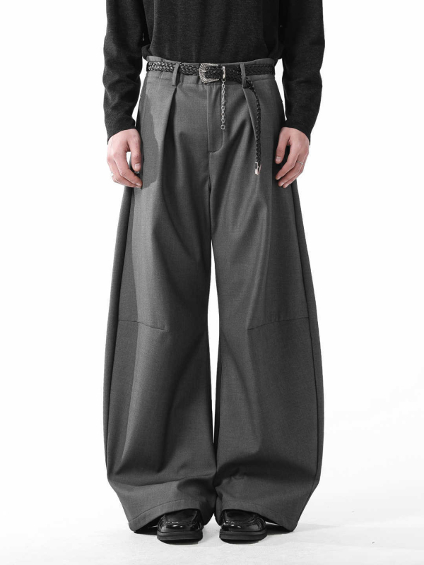 Muške hlače slobodnog kroja, 60% poliesterska smjesa kemijskih vlakana, proljeće–jesen 2025, casual