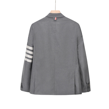 Tb Browin muško vuneno sako u korejskom stilu s najlonskom podstavom, tri gumba sprijed, rever, četiri sezone