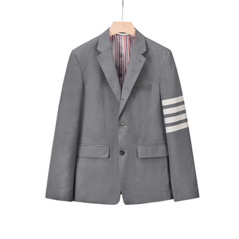 Tb Browin muško vuneno sako u korejskom stilu s najlonskom podstavom, tri gumba sprijed, rever, četiri sezone