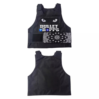 Férfi ujjatlan mellény kamuflázs mintával, Oxford szövet, 100% poliészter, Slim verzió, Velcro záródás, kapucni nélküli