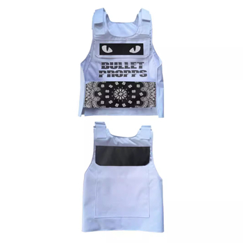 Férfi ujjatlan mellény kamuflázs mintával, Oxford szövet, 100% poliészter, Slim verzió, Velcro záródás, kapucni nélküli