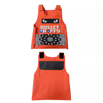 Férfi ujjatlan mellény kamuflázs mintával, Oxford szövet, 100% poliészter, Slim verzió, Velcro záródás, kapucni nélküli