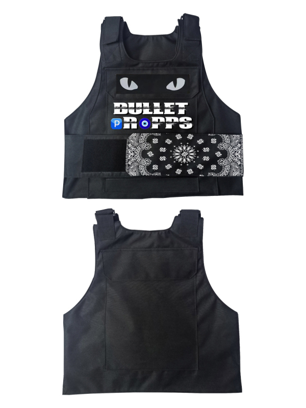 Férfi ujjatlan mellény kamuflázs mintával, Oxford szövet, 100% poliészter, Slim verzió, Velcro záródás, kapucni nélküli