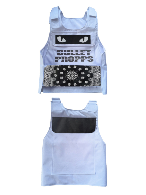 Férfi ujjatlan mellény kamuflázs mintával, Oxford szövet, 100% poliészter, Slim verzió, Velcro záródás, kapucni nélküli