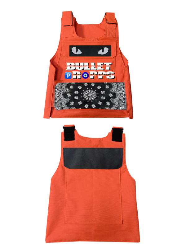 Férfi ujjatlan mellény kamuflázs mintával, Oxford szövet, 100% poliészter, Slim verzió, Velcro záródás, kapucni nélküli