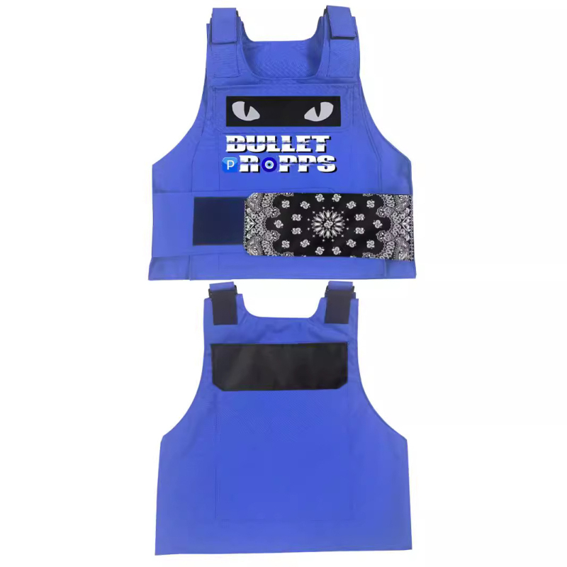 Férfi ujjatlan mellény kamuflázs mintával, Oxford szövet, 100% poliészter, Slim verzió, Velcro záródás, kapucni nélküli