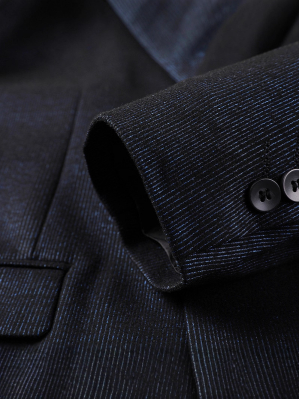 Casual sako za odijelo, Mulberry svila, uski kroj, jednostruko kopčanje s dva gumba, ovratnik odijela, bez glačanja