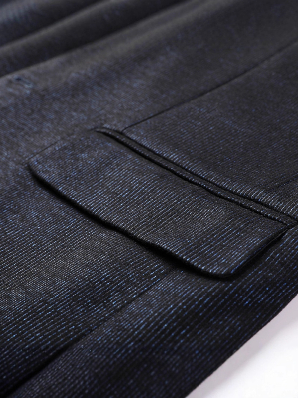 Casual sako za odijelo, Mulberry svila, uski kroj, jednostruko kopčanje s dva gumba, ovratnik odijela, bez glačanja