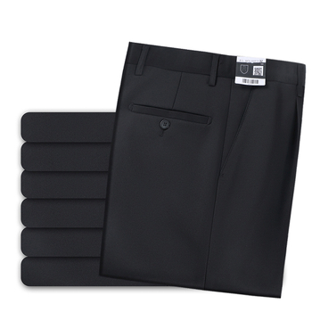 Pantaloni de iarnă pentru bărbați, căptușiți cu lână, talie înaltă, croială lejeră, cu nasturi.