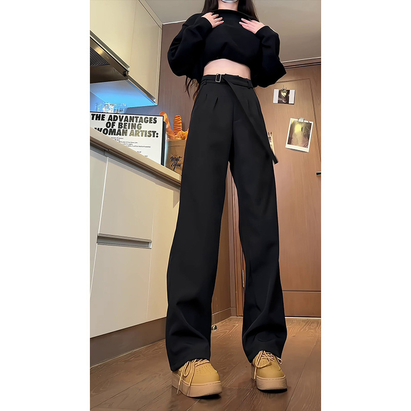 Muške hlače ravnog kroja, lagani poslovni stil, poliester 92% tkanina, proljeće-jesen