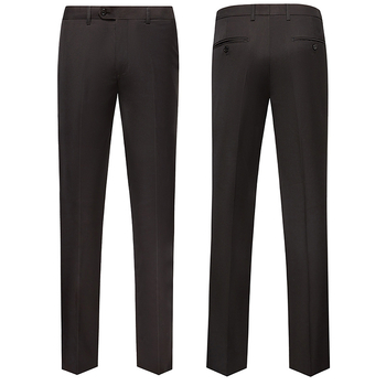 Muški smoking set, uski kroj, dvostruki red tri gumba, stražnja srednja ventila, tkanina: najlon-bavlna mješavina