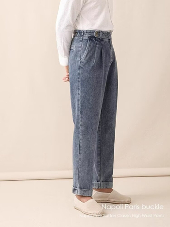 Muške ravne hlače, lagani poslovni stil, poliester 40% kemijska vlakna smjesa, jesen 2024