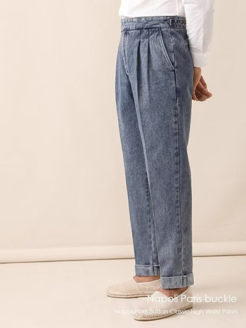 Muške ravne hlače, lagani poslovni stil, poliester 40% kemijska vlakna smjesa, jesen 2024