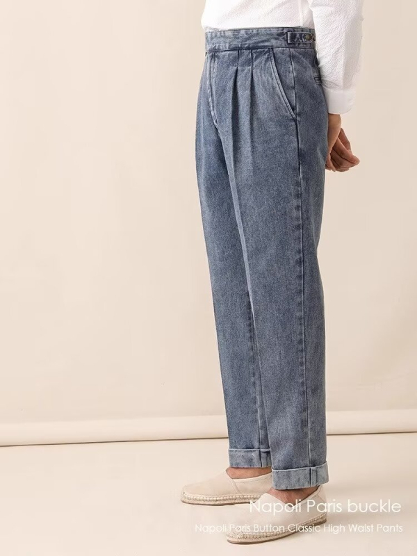 Muške ravne hlače, lagani poslovni stil, poliester 40% kemijska vlakna smjesa, jesen 2024