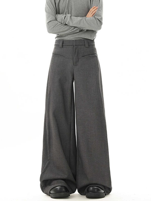 Muške hlače ravnog kroja, lagani poslovni stil, drapiran kroj, poliester 60% glavna tkanina, proljeće/jesen