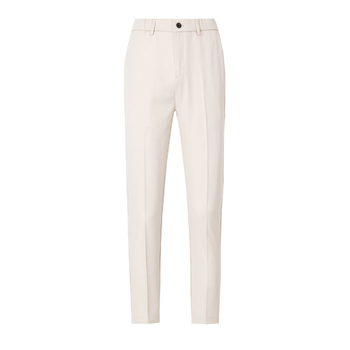 Muške hlače za sve sezone s elastičnim pojasom, ravni kroj, mješavina poliestera i spandexa (93,7% poliester, 6,3% spandexa), završna obrada bez peglanja