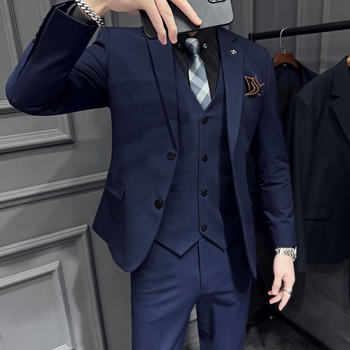 Kordurojni trodijelni odijelo – Slim fit, glavni materijal: viskoza, Gumbi u jednom redu: dva, Ploski ovratnik, Stražnji srednji šav