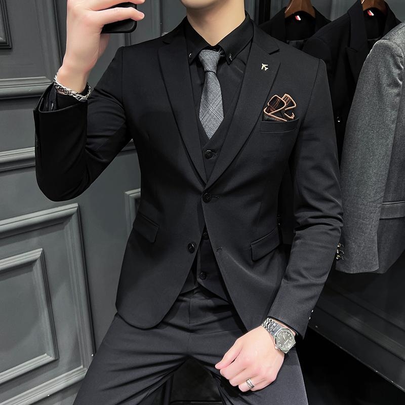 Kordurojni trodijelni odijelo – Slim fit, glavni materijal: viskoza, Gumbi u jednom redu: dva, Ploski ovratnik, Stražnji srednji šav