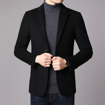 Muško casual sako od vunene smjese, slim fit, glavni materijal: vuna, podstava: poliester, stil: lagano poslovno