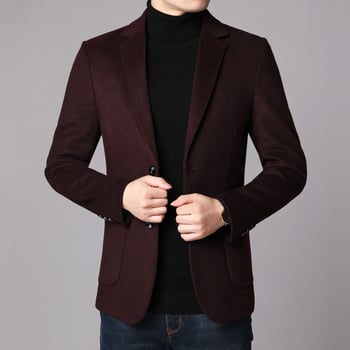 Muško casual sako od vunene smjese, slim fit, glavni materijal: vuna, podstava: poliester, stil: lagano poslovno