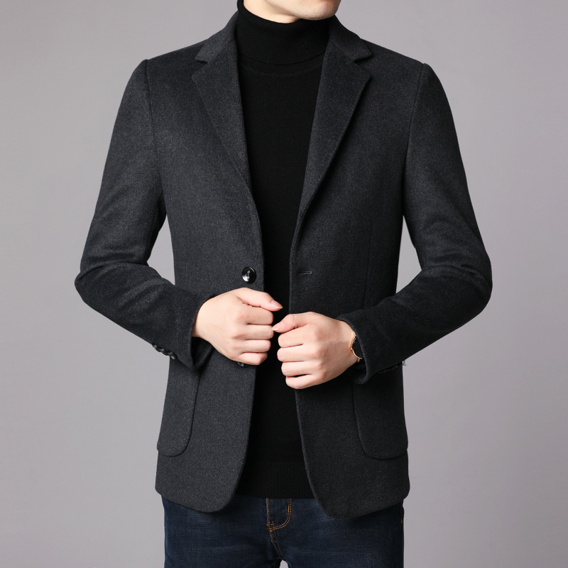 Muško casual sako od vunene smjese, slim fit, glavni materijal: vuna, podstava: poliester, stil: lagano poslovno