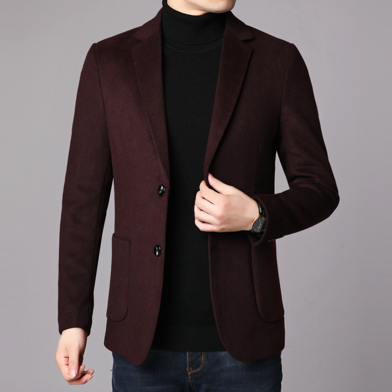 Muško casual sako od vunene smjese, slim fit, glavni materijal: vuna, podstava: poliester, stil: lagano poslovno