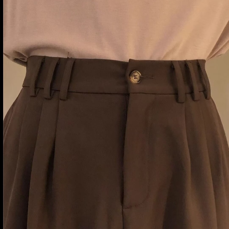 Muške hlače za odijelo s pravim krojem, mješavina lana i korduroja, proljetno ležerno nošenje