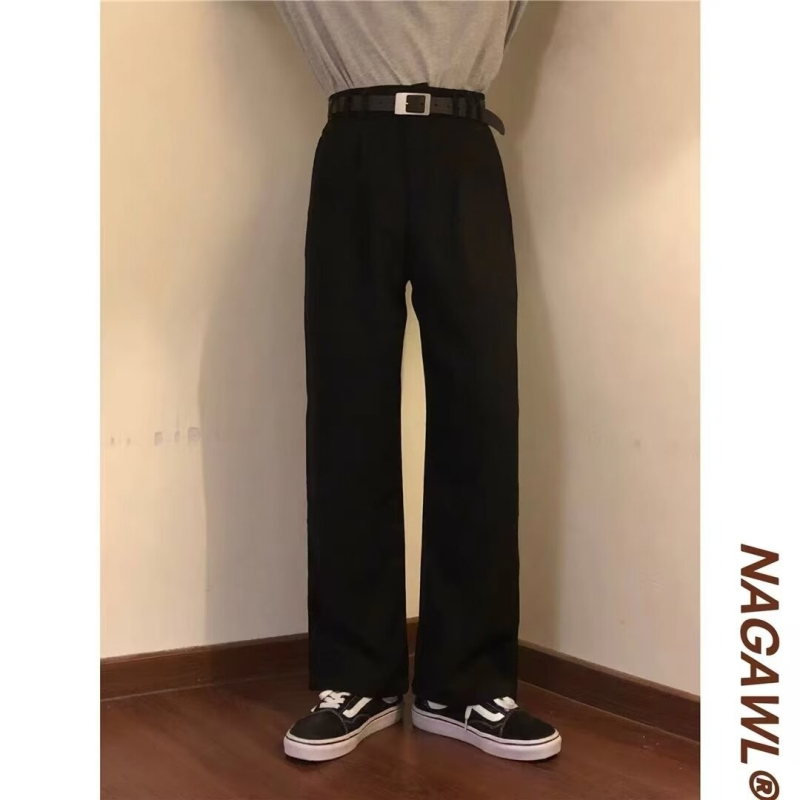 Muške hlače za odijelo s pravim krojem, mješavina lana i korduroja, proljetno ležerno nošenje