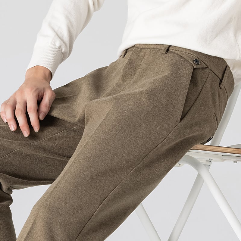 Muške hlače ravnog kroja, vunena tkanina, zimske, bez glačanja
