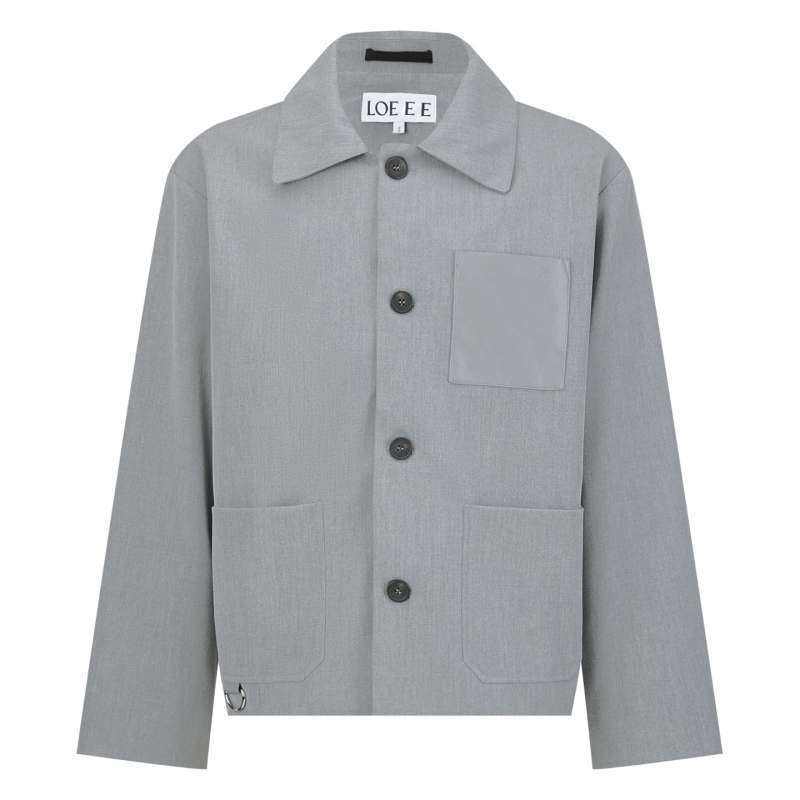 Casual blejzer s reverom, opušten kroj, jedinstvena boja, patch džepovi, glavna tkanina 95% poliester s pamuk podstava, jesen 2025