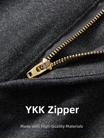 Muške vunene hlače, korejskog stila, slim fit, straight kroj, dnevne hlače za jesen i zimu