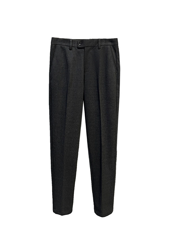 Muške vunene hlače, korejskog stila, slim fit, straight kroj, dnevne hlače za jesen i zimu
