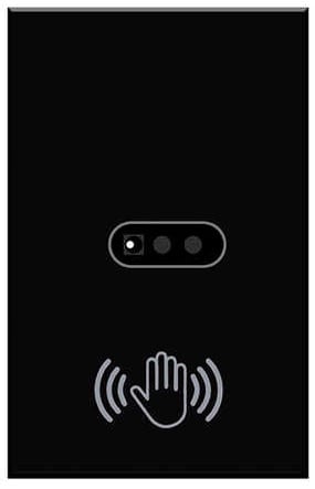 Διακόπτης χωρίς επαφή υπέρυθρου αισθητήρα με ανίχνευση ανθρώπινου σώματος και πάνελ φωνητικού ελέγχου | Τάση AC90-250V, Ρεύμα 10A, Απόσταση οπών εγκατάστασης 118×72 mm, πάνελ από θερμοσκληρυμένο γυαλί, ζωή ≥10.000 κύκλοι