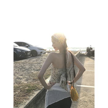 Top fără mâneci pentru femei, țesătură PVC, bretele detașabile, croială dreaptă, Primăvara 2025