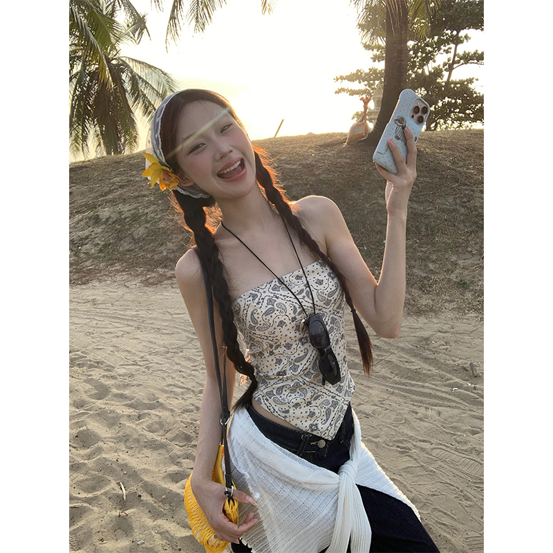 Top fără mâneci pentru femei, țesătură PVC, bretele detașabile, croială dreaptă, Primăvara 2025