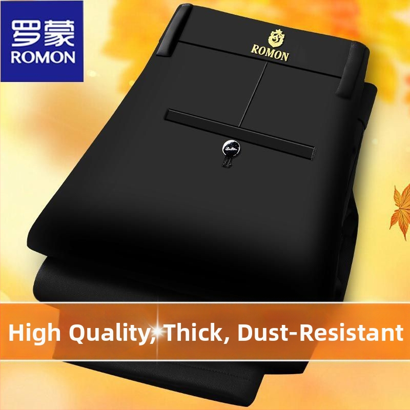 Pantaloni bărbați, croi drept, stil business formal, primăvara 2025, țesătură rayon/len