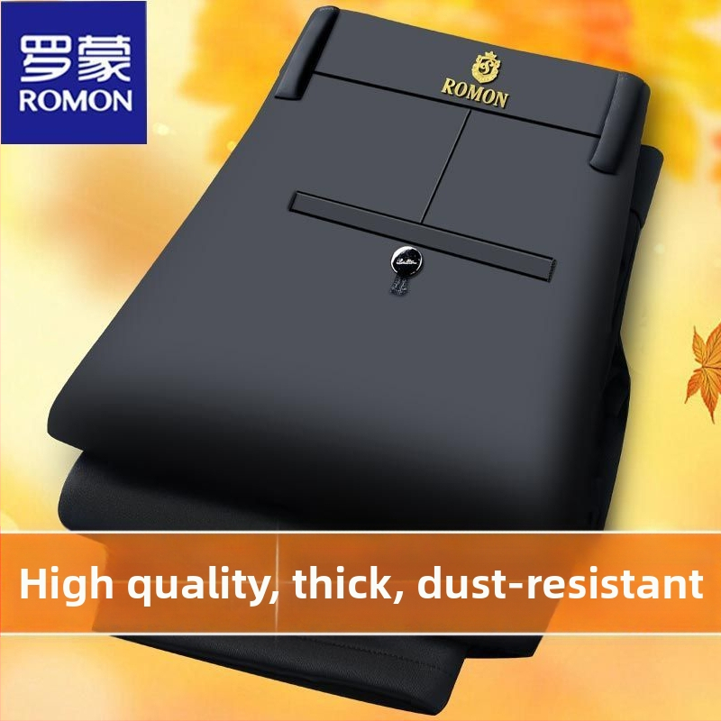 Pantaloni bărbați, croi drept, stil business formal, primăvara 2025, țesătură rayon/len