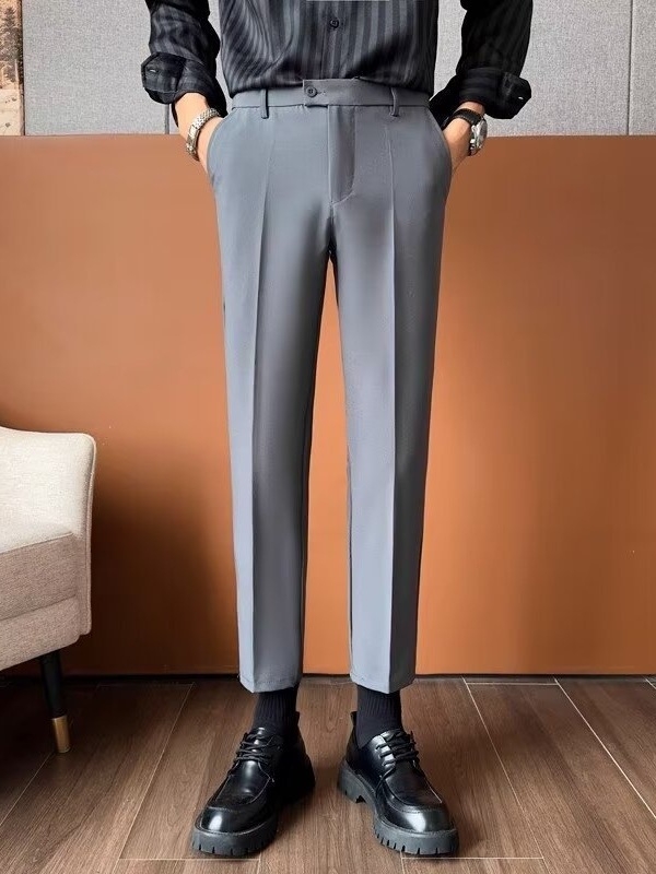 Αντρικοί χειμωνιάτικοι παντελόνες από βαμβάκι, χαλαρή εφαρμογή, 80% βαμβάκι, λεπτομέρεια φερμουάρ, μικροελαστικότητα