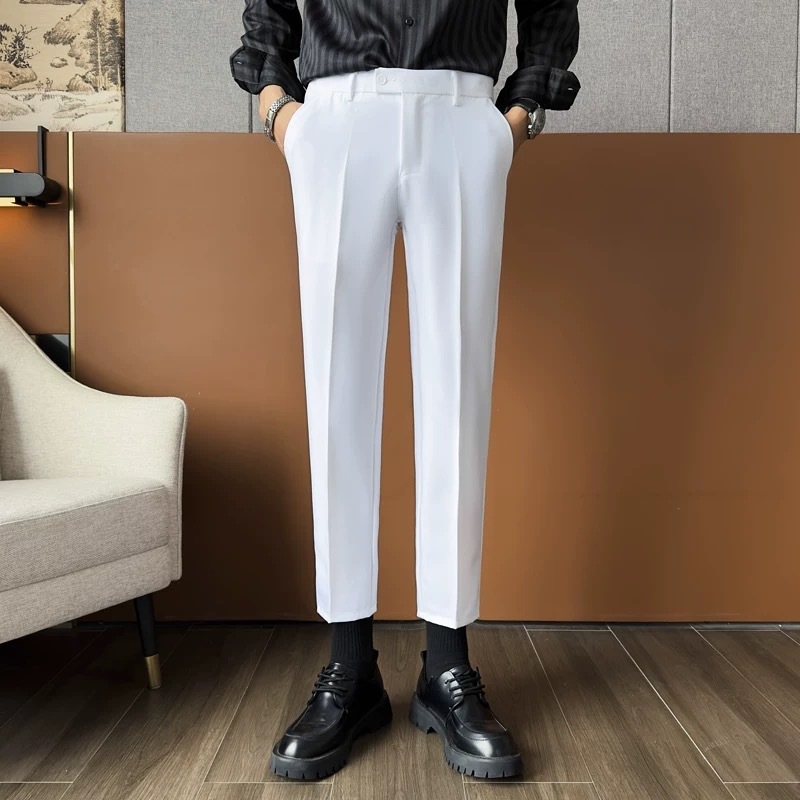 Αντρικοί χειμωνιάτικοι παντελόνες από βαμβάκι, χαλαρή εφαρμογή, 80% βαμβάκι, λεπτομέρεια φερμουάρ, μικροελαστικότητα