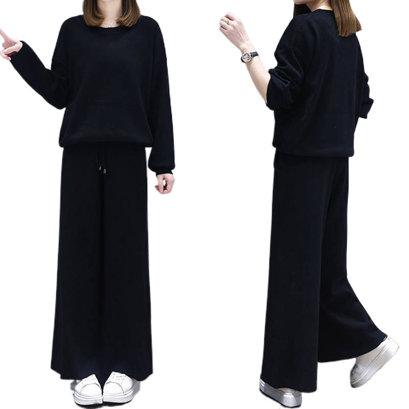 Ženski casual kostim s hlačama, jesen 2024, poliester 95%+, gradski stil