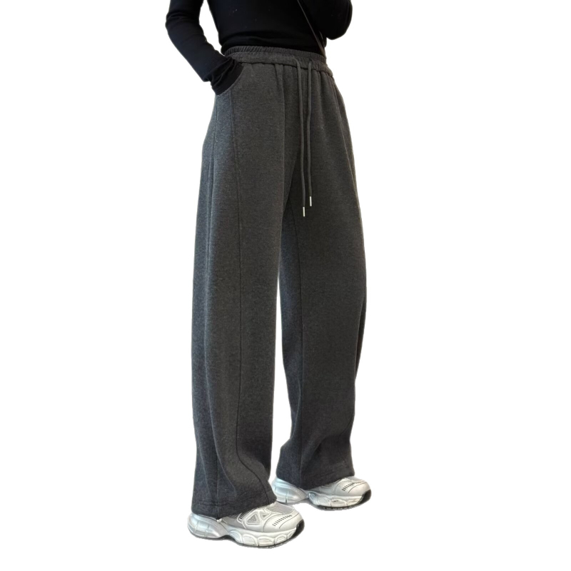 Pantaloni pentru femei iarnă 2025, poliester, 90–95% țesătură principală, talie elastică, fără călcare