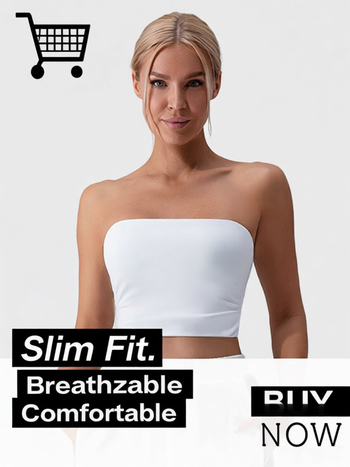 Top bustier fără bretele pentru femei, Slim Fit, Ultra-short (≤40 cm), Model geometric, Milk Silk–Polyester