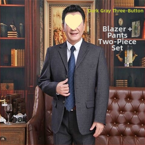 Costum bărbătesc pentru banchet și nuntă — Slim fit, rever plat, trei nasturi, corduroy cu in, primăvara 2025