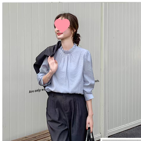 Трикомпонентен костюм: жилетка с акцент на талията и широки панталони — корейски стил, три четвърти дължина, пролет 2025