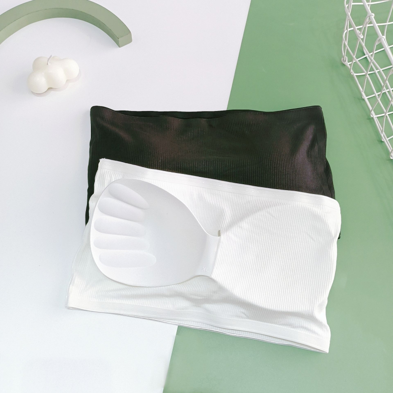 Вискозен потник Tube Top с обвивка за бюста, пълна чашка, средна форма чашки, съдържание на основния плат 90,2%