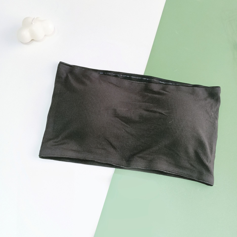 Вискозен потник Tube Top с обвивка за бюста, пълна чашка, средна форма чашки, съдържание на основния плат 90,2%