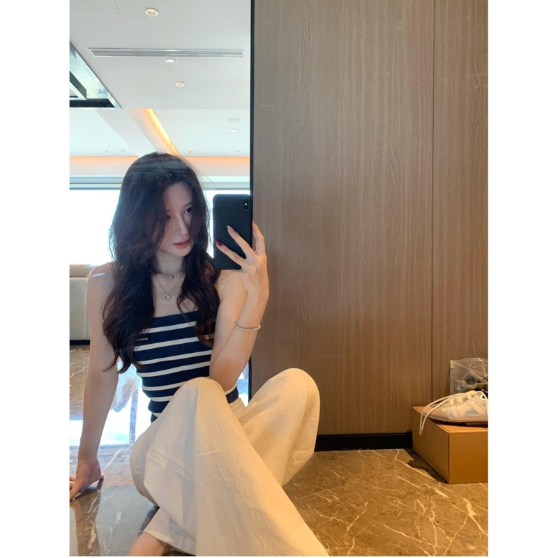 Top tubular fără bretele, sexy, croială Slim Fit, lungime scurtă, model 3D